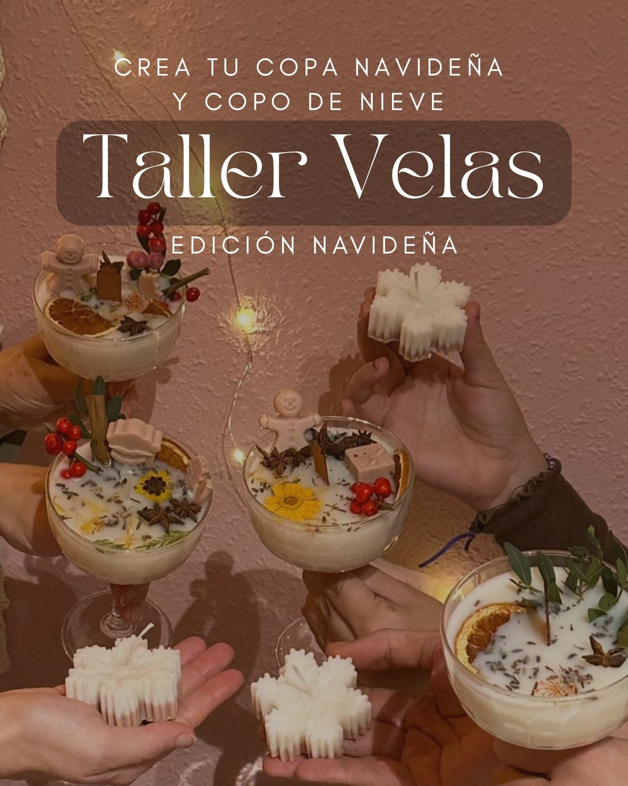 Taller Velas Navideñas