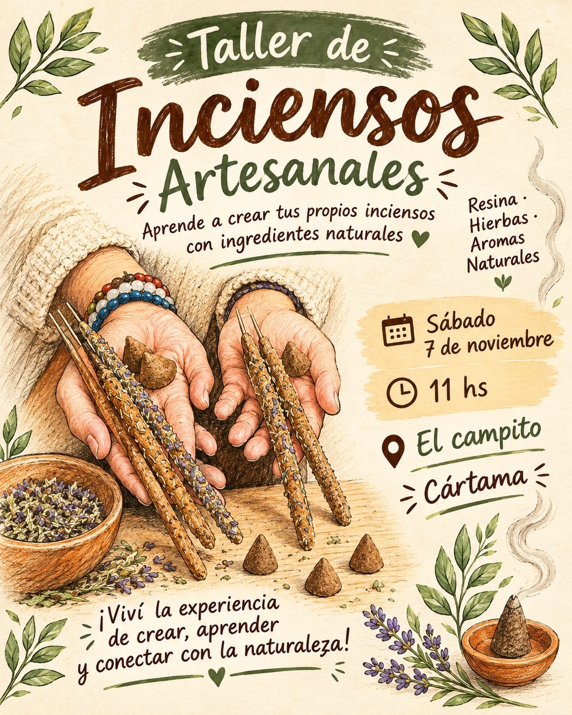 Taller de Inciensos artesanales