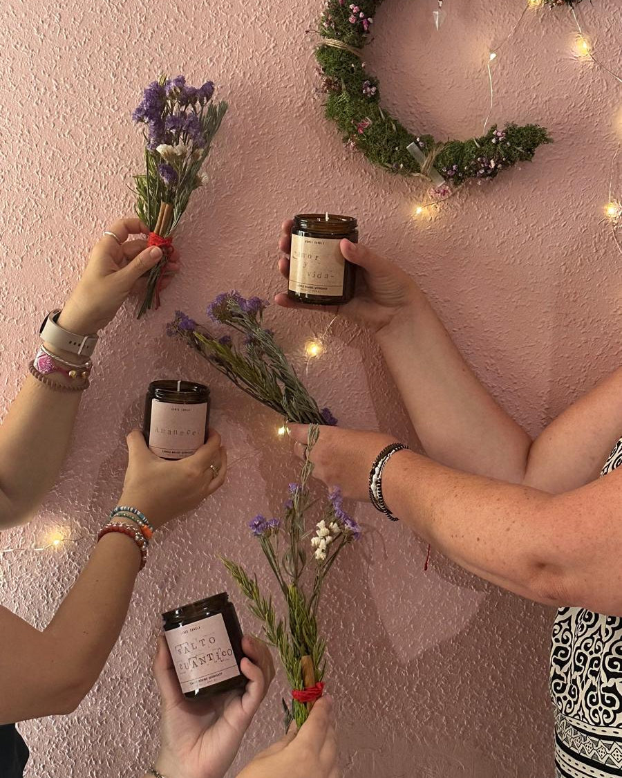 Taller de velas de soja & Sahumado ancestral