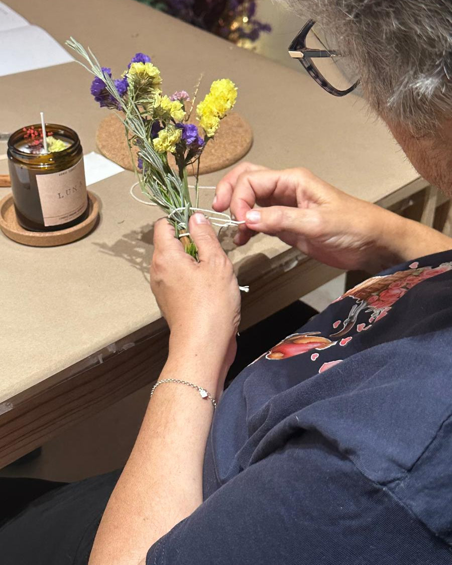 Taller de velas de soja & Sahumado ancestral