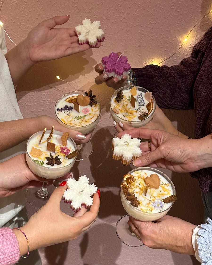 Taller Velas Navideñas