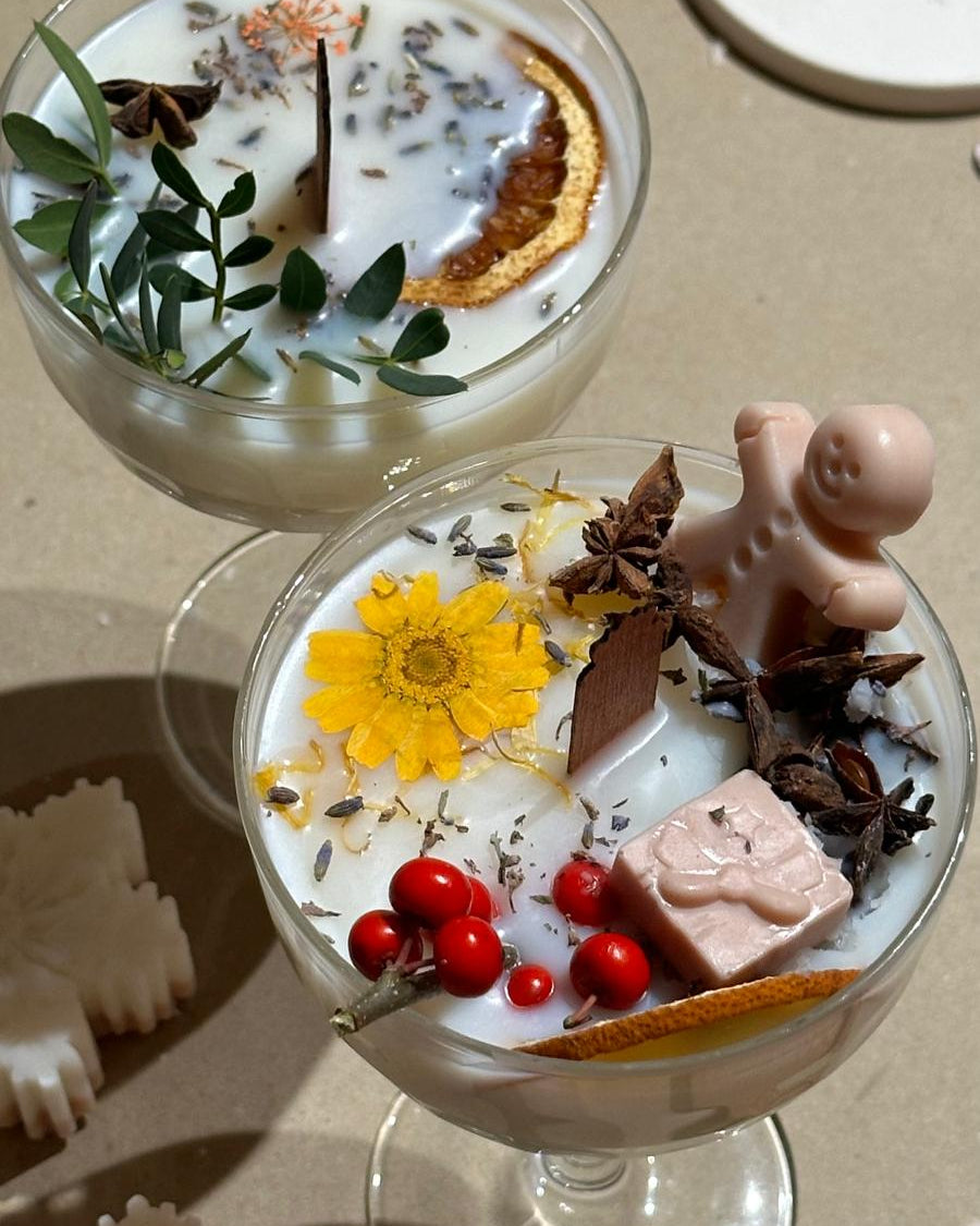 Taller Velas Navideñas